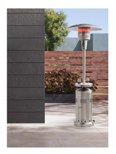 lot 137 image: NEW Members Mark Commercial Grade Gas Patio Heater with LED Table