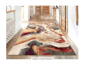 lot 172 image: Art Carpet IndoorOutdoor Area Rug, Multi Colored, 6 ft 7inch x 9 ft