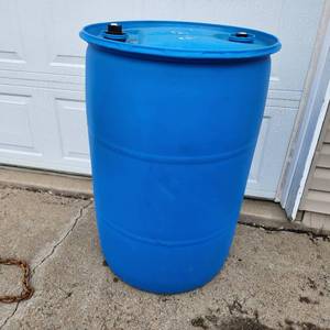 55 Gallon Plastic Barrel