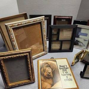 Huge Lot of Picture Frames - Some Brand New - Some Slightly Used (Break-Down Needed)