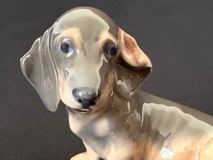 lot 62 image: Vintage Royal Copenhagen Denmark Dachshund Dog # 3140