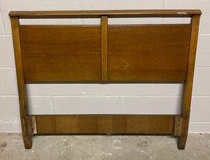 lot 46A image: 2 Vintage Twin Headboards by Drexel