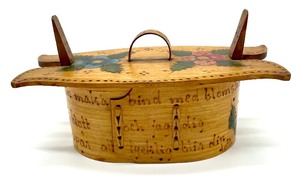 lot 243 image: Vintage Swedish Bentwood Box
