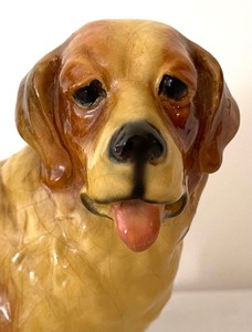 lot 252 image: Vintage Morton Studios Saint Bernard Dog Figurine