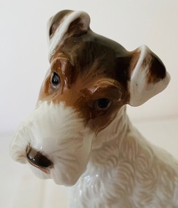 lot 255 image: Rosenthal Fox Terrier Figurine