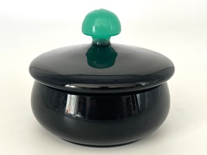 lot 298 image: Vintage Glass Covered Vanity Jar
