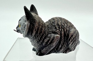 lot 280 image: Antique Austrian Vienna Bronze Cat Figurine