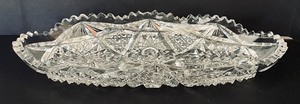 lot 389 image: Vintage Crystal and Cut Glass Serving Pieces
