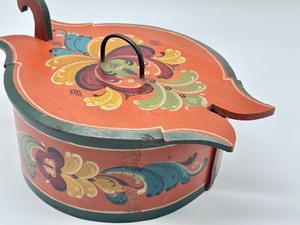 lot 37 image: Two Hand Painted Swedish Tine Box
