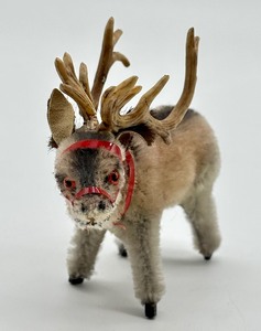 lot 350 image: Vintage Reindeer Christmas Figurine
