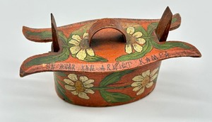 lot 356 image: Antique Hand Painted Swedish Tine Box