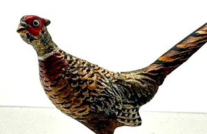 lot 358 image: Antique Austria Cold Painted Bronze Pheasant Figurine