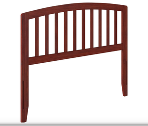 lot 254 image: AFI Atlantic Furniture AR288834 Richmond Headboard, Full, Walnut