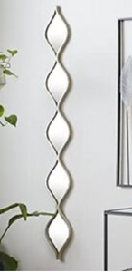 lot 256 image: 18176 Metal Mirror Wall Decor 7 in x 59 in