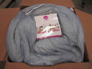 lot 313 image: Posh Stuffable Kids Stuffed Animal Storage Bean Bag Chair Cover - Childrens Toy Organizer, Large 38 - Solid Royal Blue