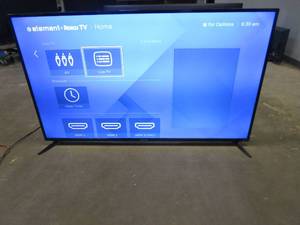 lot 1001 image: 65 Element E4ST6519RKU Roku Smart 4K UHD TV