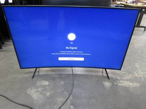 lot 1026 image: Samsung - 65 Class TU8300 Curved LED 4K UHD Smart Tizen TV UN65TU8300FXZA