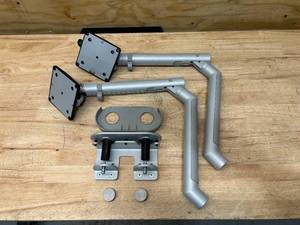 lot 66 image: Dual Computer Monitor Stand