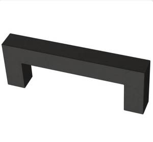 lot 44 image: FRANKLIN BRASS Simple Modern Square 3 in. (76 mm) Matte Black Cabinet Drawer Pull (30-Pack)