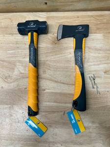lot 11 image: PYTHON Camp Axe (1.25 LB) and Engineering Hammer (4 LB)