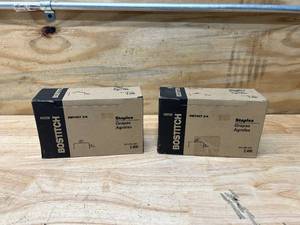 lot 28 image: BOSTITCH Lot of 2 Boxes of- 1-38 x 34 In. 2.4M Galvanized Staples