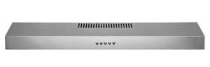 lot 55 image: AKDY 30 in. 58 CFM Convertible Under Cabinet Range Hood in Brushed Stainless Steel with 2 Carbon Filters and Push Button
