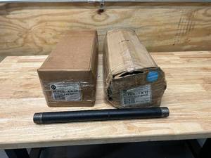 lot 40 image: QUALITY PIPE PRODUCTS Lot of 2 Cases of- 1 x 17 Standard Black Nipples Pipe (20 per case)