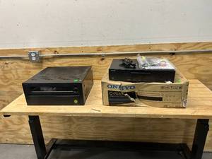 lot 129 image: ONKYO TX-NR3030 AV RECEIVER and C-7030 Compact Disc Player