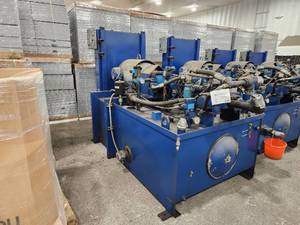 lot 5 image: Vickers Industrial 75-HP 3-Phase Hydraulic Power Unit M-140A1-1