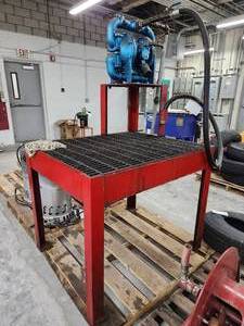 lot 46 image: Pneumatic Butterfly Pump