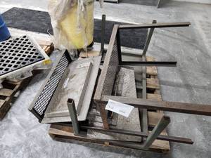 lot 52 image: Lot of  Scrap Metal - Steel Plates, Tables