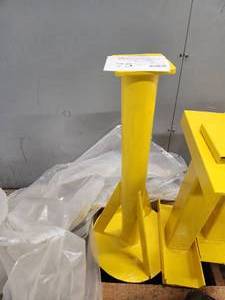 lot 75 image: Lot of (1) Industrial Metal Safety Post 32x15