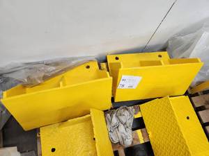 lot 78 image: Lot of (2) Industrial Metal Safety Guards 22x16x13