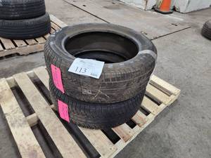 lot 113 image: Lot of (2) Pirelli Four Seasons P22555R18-97 Tires