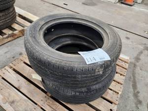 lot 114 image: Lot of (2) Continental Touring Contact P23555R17 Tires