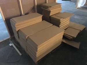 2 Pallets of Pressed Board Backing