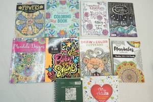 lot 234 image: adult coloring books