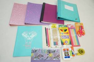 lot 77 image: school supplies