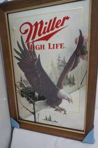 lot 346 image: Miller High Life Mirrored Pic