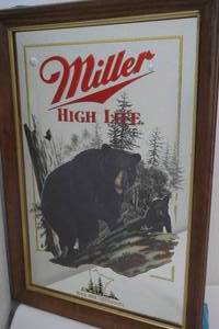 lot 347 image: Miller High Life Mirrored Pic