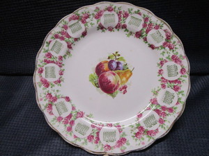 Calendar Plate 1910