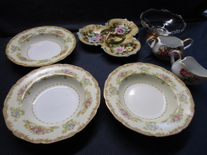 Noritake Soups, Lefton Cream & Sugar