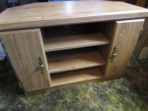 Corner Media Stand