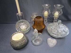 Art Deco Candle Stand, Fairy Lamps