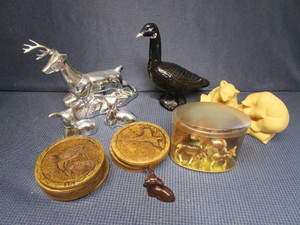 Deer, Leather Coasters
