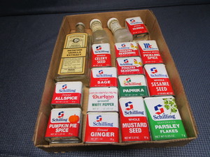Vintage Spice Tins