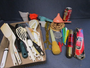 Kitchen Utensils, Fire Ext.