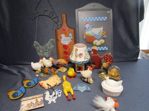Chickens with Cutting Boards