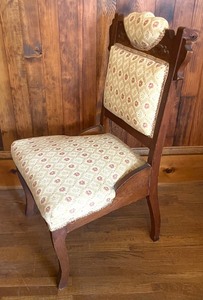 lot 83 image: Pair of Victorian Walnut Upholstered Chairs