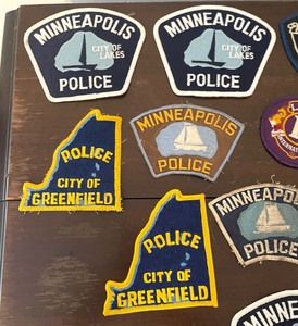 lot 86 image: Collection of Vintage Police and Ambulance Patches